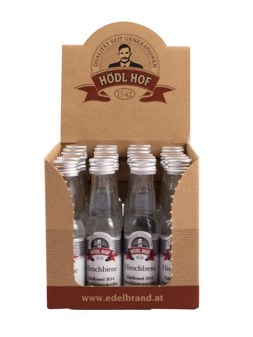 Hödl Hof Hirschbirne Edelbrand | 40% Vol. | 24 x 0,02l